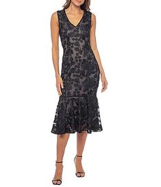 Women's Cocktail & Party Dresses | Dillard's Fitted V-neck Lace Dress, V-neck Lace Dress With Floral Embroidery For Party, Formal Floral Embroidered Midi Dress With V-neck, Formal V-neck Midi Dress With Floral Embroidery, Formal Floral Embroidery V-neck Midi Dress, V-neck Floral Embroidered Lace Party Dress, Formal V-neck Dress With Floral Embroidery, Fitted Floral Embroidered V-neck Midi Dress, Fitted V-neck Lace Cocktail Dress