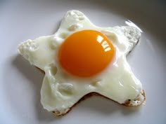 an egg is in the shape of a star