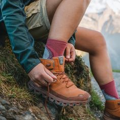 Women's Maple Lightweight Crew Hiking Sock - Fox River Summer Camp Outfits, Camp Outfits, Hiking Clothing, Hiking Fits, Purple Socks, Drip Drop, Adventure Girl, Summer Hiking Outfit, Shoes Photography