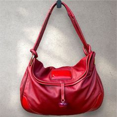 15" Wide 12" Tall 10" Strap Drop Chloe Bags, Hobo Purse, See By Chloe, Red Leather, Leather Shoulder Bag, Fashion Bags, Bags Handbags, Shoulder Bags, Chloe