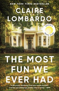 the most fun we ever had by claire lombardo, book cover art