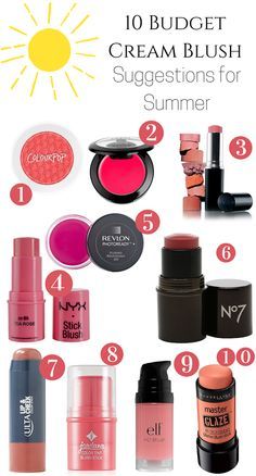 Summer Makeup Products, Drugstore Blush, Face Bronzer, Cream Blushes, Make Up Kits, 2020 Makeup