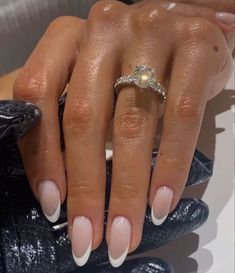 Wedding Nail Ideas, Minimalist Nail, Long Almond, Subtle Nails, Wedding Nail, Bride Nails, Neutral Nails, Bridal Nails, Minimalist Nails