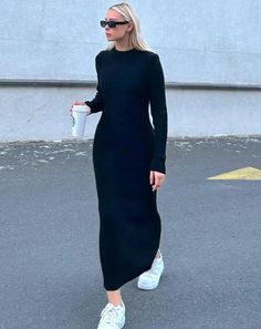 PRODUCT DESCRIPTION SKU : TRSW779398745 New Fashion Dress, Dress Woman, Woman Style, Knit Midi, Knit Midi Dress, Chunky Knit, Women's Fashion Dresses, New Fashion, Fashion Dresses