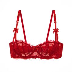 Color: Red, Size: XL Red Bras, Red Bralette, Lingerie Plus, Elegant Outfit Classy, Pretty Bras, Lingerie Plus Size, Lingerie Inspiration, Red Bra, Cute Bras