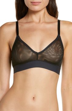 Skarlett Blue Spellbound Mesh Bralette | Nordstrom Sheer Bralette, Sheer Bra, Under My Skin, Mesh Bra, White Bras, Soft Cup Bra, Cup Bra, Soft Cup, T Shirt Bra