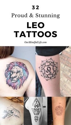 63 Gorgeous Leo Tattoos with Meaning Leo Zodiac Tattoos For Women Unique, Leo Neck Tattoo, Leo Tattoo Ideas For Women, Leo Tattoos For Women, Leo Lion Tattoos For Women, Leo Tattoo For Men, Leo Zodiac Tattoos For Women, Leo Goddess Tattoo, Leo Tattoo For Women