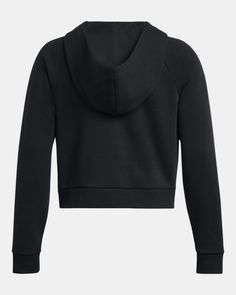 Ultra-soft, mid-weight cotton-blend fleece with brushed interior for extra warmth|Ribbed cuffs & bottom hem|Cropped body length Solid Activewear With Ribbed Cuffs And Cozy Style, Comfy Fleece Activewear With Ribbed Cuffs, Black Fleece Sweats With Ribbed Waistband, Cozy Fleece Activewear With Ribbed Cuffs, Cozy Winter Activewear With Ribbed Cuffs, Cozy Black Cotton Sweats, Solid Colored Sportswear Sweats With Ribbed Cuffs, Solid Color Sweats With Ribbed Cuffs, Black Fleece Sweats With Cozy Fit