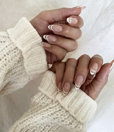 Neutral Nail Designs, Manicured Nails, Neutral Nail, Blush Nails, Beauty Inspo, Oval Nails