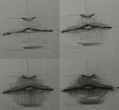 three drawings of different shapes and sizes of boats