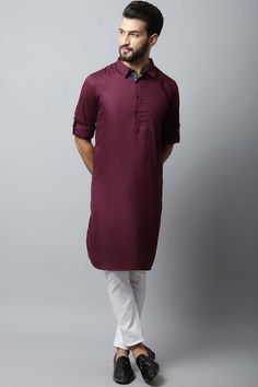 Solid Kurta with shirt collar Product Features: Color: Dark Maroon Fabric: Pure Cotton Work: Solid Style Type: Shirt Kurtas Sleeve Type: Full Sleeve Length: Short Kurta Collar Type: Mandarin Size Fit: Regular Fit Package Details: 1 Long Kurta Occasion: Festive Material Care Description: Machine wash Disclaimer: There will be slight difference in digital to actual image Kurta Top, Maroon Fabric, Long Kurta, Short Kurta, Dark Maroon, Maroon Color, Shirt Collar, Full Sleeve, Types Of Collars