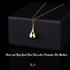 "Personalized Ash Holder Tear Drop Pendant, 14K Real Gold Tear Drop Cremation Urn Necklace, Gold Keepsake Pendant, Gold Layering Necklaces Are you looking for a unique and meaningful way to honor the memory of your loved one? Our Cremation Urn Cross Necklace offers a beautiful and discreet solution. Made with high-quality 14K Solid Gold, this necklace holds a small amount of ashes, allowing you to keep your loved one close to your heart at all times. Its elegant design and smooth finish make it Elegant Teardrop Pendant Necklace For Memorial, Elegant Memorial Jewelry Teardrop Pendant, Elegant Teardrop Jewelry For Memorial, Elegant 14k Gold Necklace For Memorials, Spiritual Teardrop Necklace For Formal Occasions, Formal Spiritual Teardrop Necklace, Elegant 14k Stamped Necklace For Memorial, Elegant Gold Jewelry For Memorial, Gold Layering Necklaces