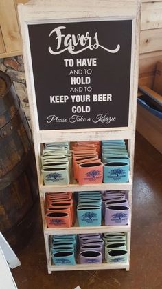 a sign that says favo's to have you hold and to keep your beer cold