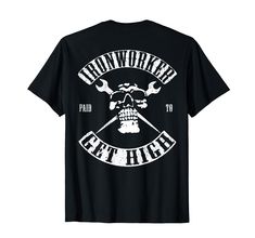 PRICES MAY VARY. Getting Paid For Getting High is a funny tshirt for ironworkers. Great for a birthday gift or a special present for ironworker dad, husband, uncle, brother, friend and retired ironworker Note: The printing is on the BACK of the t-shirt. IMPORTANT: Read the Size Chart before ordering Lightweight, Classic fit, Double-needle sleeve and bottom hem High Funny, Getting High, Funny Tshirt, Get High, Types Of Shirts, Branded T Shirts, Gifts Ideas, Funny Tshirts, Top Fashion Brands