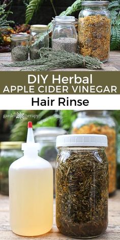 Hair Rinse Recipe, Acv Hair Rinse, Acv Hair, Apple Cider Vinegar Hair, Herbal Hair Rinse, Apple Cider Vinegar Hair Rinse, Diy Apple Cider, Coldsore Remedies Quick, Vinegar Hair Rinse