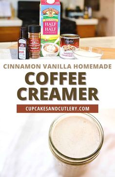 coffee creamer recipe with cinnamon vanilla homemade