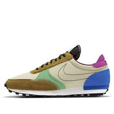 Nike Daybreak Type 'Fossil Illusion Green' DC3274-203 (SNKR/Retro/Unisex) Nike Color Block Sneakers For Streetwear, Dbreak Type Nike, Oliver Otto, Nike Dbreak Retro Sneaker, Green Graphic Print Sports Sneakers, Nike Green Functional Sneakers, Nike Daybreak, Type S, Stylish Sneakers