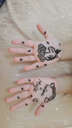 UNICORN 🦄  HENNA MEHENDI , BELIEVE IN MAGIC Children Mehendi Designs, Baby Girl Mehendi Design, Unicorn Henna Designs, Unicorn Mehendi, Small Henna Designs Fingers, Unicorn Mehndi Designs, Children Mehndi Design, Cute Mehendi Designs For Kids, Child Mehndi Design