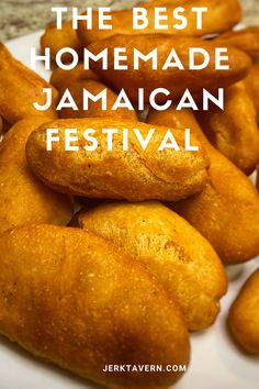 Jamaican Festival aka Caribbean Dumplings Bajan Dumplings Recipe, Jamaica Festival Recipe, Festival Bread Jamaican, How To Make Festival Jamaican, Festival Jamaican Food, Jamaican Festival Recipe Fried Dumplings, Festival Jamaican Recipe, Fry Dumpling Jamaican, Festival Recipe Jamaican