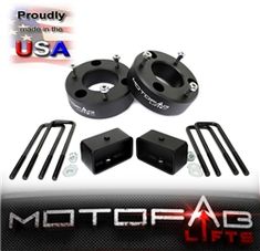 two front and rear wheel spacers for the motofab lift up kit