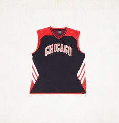 "EXCELLENT VINTAGE CHICAGO BULLS BASKETBALL JERSEY SHIRT. AUTHENTIC ADIDAS Sportswear, Chicago Bulls Team Jersey. Reversible Jersey. EXCELLENT VINTAGE CONDITION. WASHED and SANITIZED SIZE : L / XL . Please to better fit read the measurements below. Armpit to armpit 25 inches. , 64 cm. (Chest 50\") Lenght 29 in., 74 cm. WASHED and SANITIZED We Post from Italy This is a PRIVATE SALE The Photos are Real of the Item I sell in auction. IF YOU HAVE QUESTION PLEASE CONTACT ME BEFORE BIDDING \"NO RETURN Chicago Bulls Team, Vintage Chicago Bulls, Chicago Bulls Basketball, Bulls Basketball, 80s Mens, Wind Jacket, Team Jersey, Adidas Sportswear, Vest Shirt