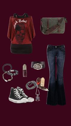 Emo Winter Outfits, Filmy Vintage, 2000s Clothes, Cute Simple Outfits, Edgy Outfits