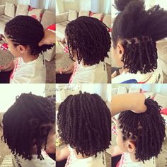 Two strand twists on natural hair Mini Two Strand Twist Natural Hair, Braids And Twists, Makeup Ideas Natural, Natural Kids, Two Strand Twist, Mini Twists