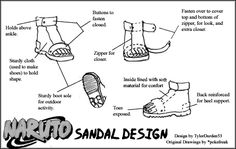 the instructions for how to wear sandals and slippers in different styles, sizes and colors