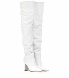 Over The Knee Boot Outfit, Knee Boots Outfit, Fashion Shoes Heels, Ladies Sandals, Boot Jewelry, Aesthetic Shoes, White Boots