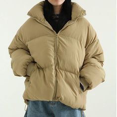 quilted Cotton Womens Winter Coat 2021 New Oversize Winter Puffer Jacket Women Baggy Puffa Jacket Casual Warm Parka Women Warm Outfit #warmoutfit #cottonpuffer #cottonjacket #puffer #puff #puffjacket Winter Jacket Outfits, Short Puffer Jacket, Winter Puffer Jackets, Parka Women, Puff Jacket, Puffer Jacket Women, Padded Coat, Gym Shorts, Warm Outfits