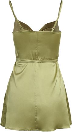 Expertly crafted from soft satin, this draped mini dress features a unique criss cross design. The comfortable and luxurious fabric hugs your body in all the right places, while the elegant drape adds a touch of sophistication. Perfect for any special occasion, this dress will make you feel confident and glamorous. 100% Polyester Machine Wash Brand Size Dress Bust Waist Hip XS 0-2 31-32.5'' 23-24'' 31-34" S 4--6 33-35'' 25-26'' 35-37" M 8--10 35-36'' 27-28'' 38-39" L 12--14 38-40'' 29-31'' 40-42 Sleeveless Satin Mini Dress With Built-in Bra, Satin V-neck Mini Dress With Satin Finish, Solid Mini Length Satin Dress, Evening Satin Mini Dress With Built-in Bra, Evening Mini Dress In Satin With Built-in Bra, Chic Satin Mini Dress With Surplice Neckline, Satin Mini Dress With Surplice Neckline For Parties, Solid Draped Mini Dress For Evening, Satin V-neck Ruched Slip Dress