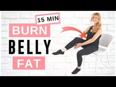 Lose Belly Fat Sitting Down | AB WORKOUT For Women Over 50! - Fabulous50s Blog Chair Workouts For Stomach, Seated Workout, Ab Workout For Women, Chair Workout, Tone Arms Workout, Fabulous 50, Easy Exercise, Standing Abs, Workout For Women