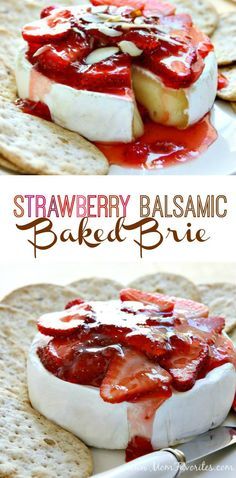 strawberry balsamic baked in pita bread