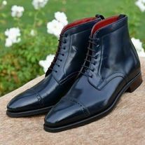 LeatherWear2016 on Storenvy Stylish Boots For Men, Mens Biker Boots, Ankle Lace Up Boots, Dress Leather Boots, Timberland Boots Mens, Real Leather Boots, Quoi Porter, Brogue Boots, Custom Design Shoes