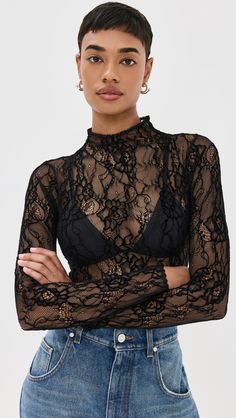 Discover the latest apparel, activewear, shoes & accessories from established and emerging designers. Enjoy free two-day shipping and free returns. Sheer Stretch Lace Top, Stretch Lace Mesh Top, Elegant Evening Bodysuit With High Neck, Elegant Fitted Tops With Lace Closure, Elegant Fitted Top With Lace Closure, Elegant High Neck Stretch Mesh Top, Elegant High Neck Lace Top For Party, Lace Bodysuit With Lace Closure For Party, Sheer Lace Bodysuit For Night Out