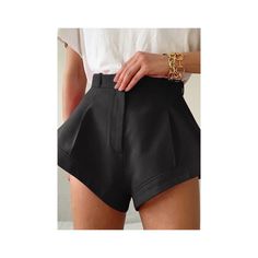 Black High Waisted Flare Shorts Size: Women’s Large Runs Sort Of Small And Fits More Like A Medium Condition: Never Worn There Is No Tag Inside Shorts Shorts Are Slightly Different Then The Woman Wearing Them. The Ones I Have Are A Little Thinner In Material And More Of A Satin Feel The Shorts You Will Be Receiving Has The Same Style And Fit But Material Is Slightly Softer (A Satin Like Material). For A Really Flare Look It’s Best To Get These Size Large Shorts If Your A Usual Size Medium Pants Chic High Waist Pants With Built-in Shorts, Elegant Bottoms For Night Out In Summer, Elegant Fitted Shorts For Date Night, High Waist Bottoms With Built-in Shorts For Date Night, Solid Fitted Shorts For Party, Solid Color Fitted Shorts For Party, Spring Bottoms With Built-in Shorts For Going Out, Elegant High Waist Shorts For Going Out, Trendy Black Cropped Pants