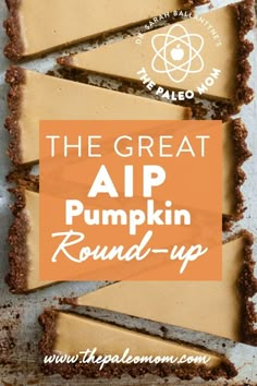 the great aip pumpkin round - up is an easy way to make pies