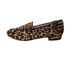 Size: Womens 6 Condition: New With Tags No Noticeable Flaws Check Out My Profile For Current Handling Time Leopard Print Leather Loafers For Work, Leopard Print Slip-on Loafers For Work, Leopard Print Leather Loafers For Fall, Fall Leopard Print Leather Loafers, Chic Brown Low Heel Loafers, Fall Leopard Print Loafers With Round Toe, Leopard Print Flat Heel Loafers For Work, Fall Leopard Print Round Toe Loafers, Brown Low Heel Loafers For Fall