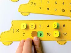 Multiplication Table Ideas, Math Projects Multiplication, Time Tables Activities, Multiplication Table Activity, Multiplication Table Activities, Multiplication Projects, Multiplication Tables Activities, Multiplication Craft, Maths Tables