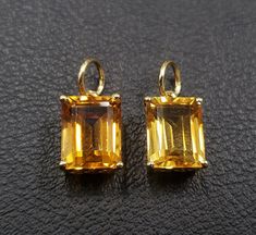 1. 18k Gold Citrine Quartz Pendant 2. Made to Order 3. Gemstone - Citrine Quartz 4. Jewelry Type - Pendant 5. Total weight - 3.290 Gram Approx 6. Citrine Weight - 7.40 Carats 7. Shape - Rectangle 8. Gold Weight - 1.810 Grams Approx. 9. Gold Purity - 18k 10. Citrine Size - 8 × 10 mm Approx. 11. Cut - Emerald 12. Ready to dispatch in 1 - 2 days. 13. Handmade Items 14. AAA Quality Pendant 15. 2 Quantity Available Pictures are taken under natural and day light. Faceted Gold Gemstones For Fine Jewelry, Gold Faceted Gemstone Pendant, Faceted Citrine Gemstones In Gold, 14k Yellow Gold Gemstones For Jewelry Making, Formal Yellow Gold Birthstone Gemstones, Necklace Gold Jewelry, Pendant Minimalist, Moonstone Pendant Necklace, Minimalist Pendant