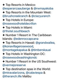 the top resort in mexico and other destinations