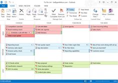 a screenshot of the project schedule in microsoft office 365, showing tasks and options