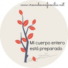 an image of a tree with leaves on it and the words mi cuero entreo est preparado