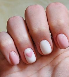 Cute Very Short Nails, Designs For Really Short Nails, Cute Gel Nails Short Simple, Easy Nail Designs Short Nails, Short Nail Designs Minimal Natural, Nail Ideas For Short Nails Easy, Pink And White Short Nails, Nail Ideas For Natural Nails, Nails Ideas Natural