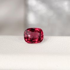 Highlight a Beautiful  Red Natural Red Spinel Gemstone -The Gem has a very good luster, transparency and vibrancy -Vibrant color red spinel that steals all the attention  -Eye clean red spinel with hardly visible inclusion crystalline luster -If you have any idea of making jewelry using the gem, Connect with us we will make your dream Jewellery reality Item No:@oor.1984 Weight : 1.23 cts Size: 7x5.6x3.6 mm Clarity: VVS2 Color: Red Comment: Excellent luster eye clean gemstone , with minor internal feather invisible inclusion Treatment: 100% Natural Gemstone Quantity 1 piece Certificate: IGITL jaipur On Demand available (THE REPORT CAN BE VERIFIED ON LAB OFFICIAL SITE: http://www.gtljaipur.info/ ) Check out our all NATURAL SPINEL SECTION: https://www.etsy.com/uk/shop/Gemoreals?ref=seller-pla Red Spinel, Spinel Gemstone, August Birth Stone, Dream Jewelry, Natural Red, Custom Rings, Jaipur, Red Color, Birthstone