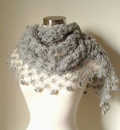 Shawl by MODAcrochet on Etsy, $69.00 Misty Grey, Bridesmaid Shawl, Bridal Shrug, Bridal Cover Up, Bridal Bolero, Bridal Shawl, Bridal Wrap, Bridal Cape, Wedding Wraps