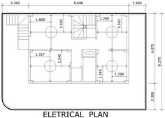 the floor plan for an electrical plan