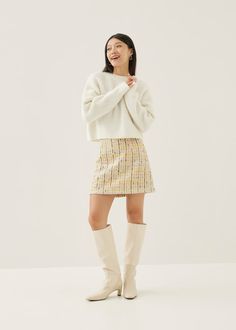 Love Bonito, A Line Mini Skirt, Top Collection, Mini Skirt, A Line, Mini Skirts, Take That, Skirt, Cream