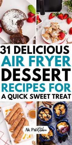 Indulge your sweet tooth with our delightful air fryer dessert recipes. Discover the simplicity of easy desserts, and enjoy guilt-free indulgence with healthy desserts, including options for gluten-free and low-carb preferences. From chocolate desserts, peach desserts, and apple desserts, we've something for everyone. Explore the versatility of your air fryer with delectable sweet treats like air fryer cookies, irresistible air fryer donuts and pastries, and heavenly air fryer cake and brownies. Easy Breakfast Pastries, Air Fryer Cookies, Air Fryer Donuts, Air Fryer Recipes Snacks