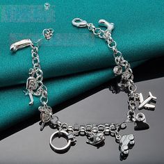 Stylish Silver Chain Bracelet with Fly Charm For Women Airplane Ring, Ring Chain Bracelet, Guitar Bracelet, Chain Bracelet For Women, Silver Jewellery Sets, Silver Chain Bracelet, Pearl Set, Silver Shoes, Fine Jewelry Gift